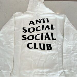Anti Social Social Club Burning Cigarette Hoodie New Unworn